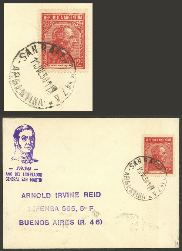 Lot 1461 - Argentina postal history - Guillermo Jalil - Philatino Auction # 2442 ARGENTINA: Super-economy auction with many interesting lots with VERY LOW PRICES! Lot 1461 - Argentina postal history - Guillermo Jalil - Philatino Auction # 2442 ARGENTINA: Super-economy auction with many interesting lots with VERY LOW PRICES!