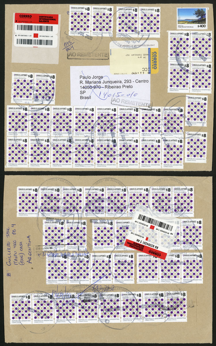 Lot 1395 - Argentina postal history - Guillermo Jalil - Philatino Auction # 2442 ARGENTINA: Super-economy auction with many interesting lots with VERY LOW PRICES! Lot 1395 - Argentina postal history - Guillermo Jalil - Philatino Auction # 2442 ARGENTINA: Super-economy auction with many interesting lots with VERY LOW PRICES!
