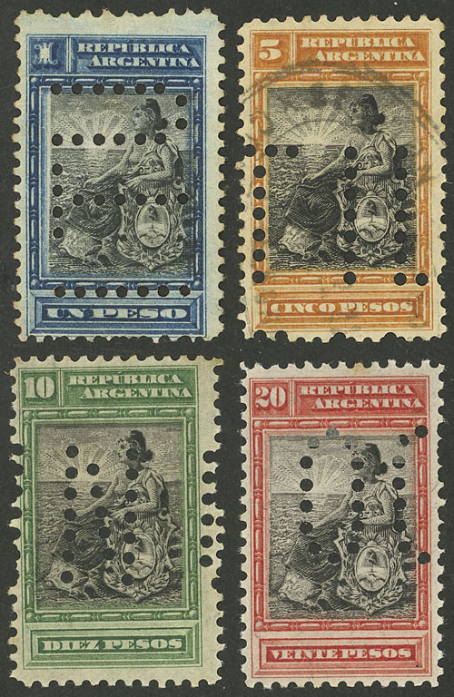 Lot 213 - Argentina general issues -  Guillermo Jalil - Philatino Auction # 2442 ARGENTINA: Super-economy auction with many interesting lots with VERY LOW PRICES!