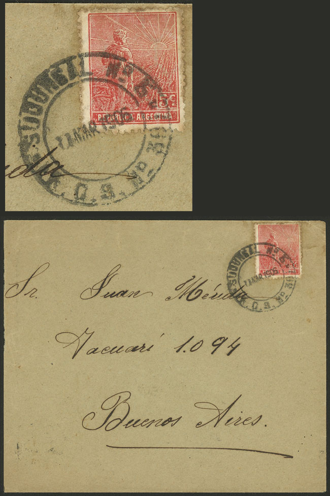 Lot 1402 - Argentina postal history - Guillermo Jalil - Philatino Auction # 2442 ARGENTINA: Super-economy auction with many interesting lots with VERY LOW PRICES! Lot 1402 - Argentina postal history - Guillermo Jalil - Philatino Auction # 2442 ARGENTINA: Super-economy auction with many interesting lots with VERY LOW PRICES!