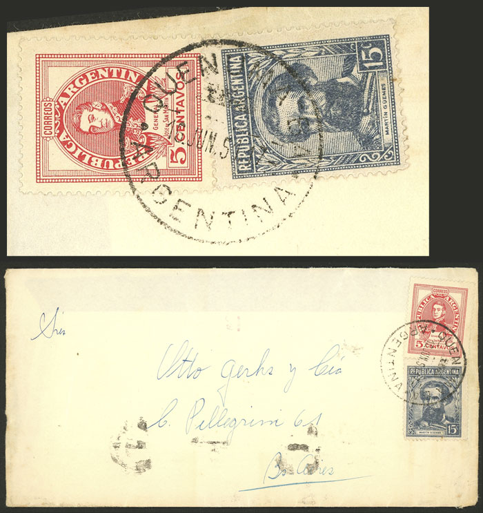 Lot 1466 - Argentina postal history - Guillermo Jalil - Philatino Auction # 2442 ARGENTINA: Super-economy auction with many interesting lots with VERY LOW PRICES! Lot 1466 - Argentina postal history - Guillermo Jalil - Philatino Auction # 2442 ARGENTINA: Super-economy auction with many interesting lots with VERY LOW PRICES!