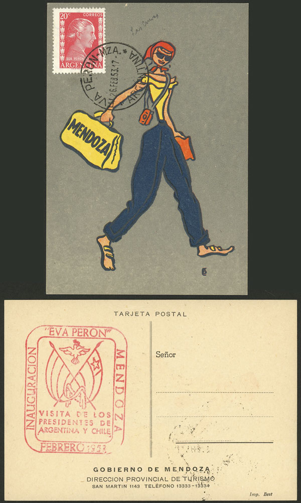 Lot 1469 - Argentina postal history - Guillermo Jalil - Philatino Auction # 2442 ARGENTINA: Super-economy auction with many interesting lots with VERY LOW PRICES! Lot 1469 - Argentina postal history - Guillermo Jalil - Philatino Auction # 2442 ARGENTINA: Super-economy auction with many interesting lots with VERY LOW PRICES!