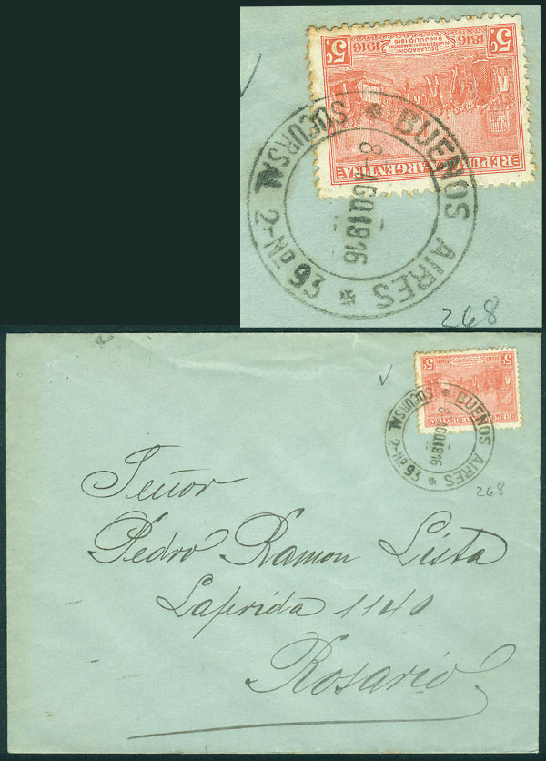 Lot 1410 - Argentina postal history - Guillermo Jalil - Philatino Auction # 2442 ARGENTINA: Super-economy auction with many interesting lots with VERY LOW PRICES! Lot 1410 - Argentina postal history - Guillermo Jalil - Philatino Auction # 2442 ARGENTINA: Super-economy auction with many interesting lots with VERY LOW PRICES!
