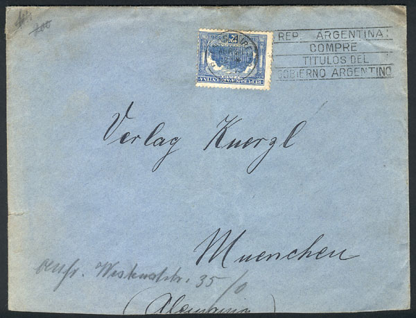 Lot 1416 - Argentina postal history - Guillermo Jalil - Philatino Auction # 2442 ARGENTINA: Super-economy auction with many interesting lots with VERY LOW PRICES! Lot 1416 - Argentina postal history - Guillermo Jalil - Philatino Auction # 2442 ARGENTINA: Super-economy auction with many interesting lots with VERY LOW PRICES!