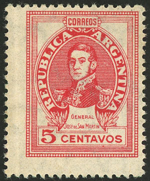 Lot 730 - Argentina general issues -  Guillermo Jalil - Philatino Auction # 2448 ARGENTINA: