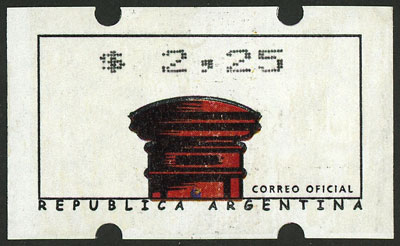 Lot 1385 - Argentina variable value stamps -  Guillermo Jalil - Philatino Auction # 2448 ARGENTINA: