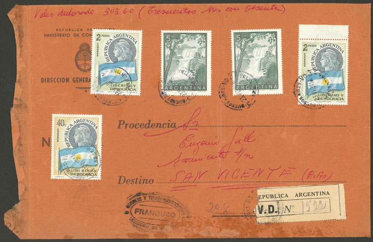 Lot 1460 - Argentina postal history - Guillermo Jalil - Philatino Auction # 2448 ARGENTINA: Lot 1460 - Argentina postal history - Guillermo Jalil - Philatino Auction # 2448 ARGENTINA: