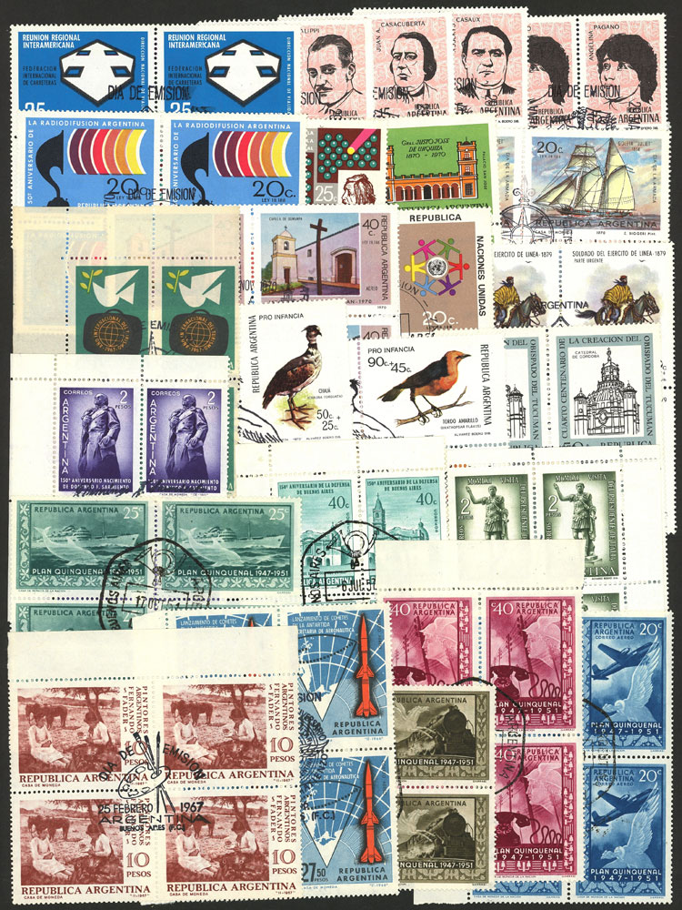Lot 1515 - Argentina Lots and Collections -  Guillermo Jalil - Philatino Auction # 2448 ARGENTINA: