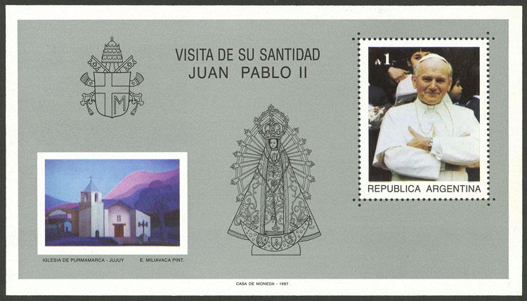Lot 1266 - Argentina souvenir sheets - Guillermo Jalil - Philatino Auction # 2448 ARGENTINA: Lot 1266 - Argentina souvenir sheets - Guillermo Jalil - Philatino Auction # 2448 ARGENTINA:
