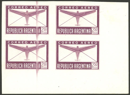 Lot 695 - Argentina general issues -  Guillermo Jalil - Philatino Auction # 2448 ARGENTINA: