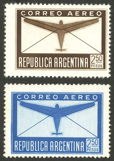 Lot 698 - Argentina general issues -  Guillermo Jalil - Philatino Auction # 2448 ARGENTINA: