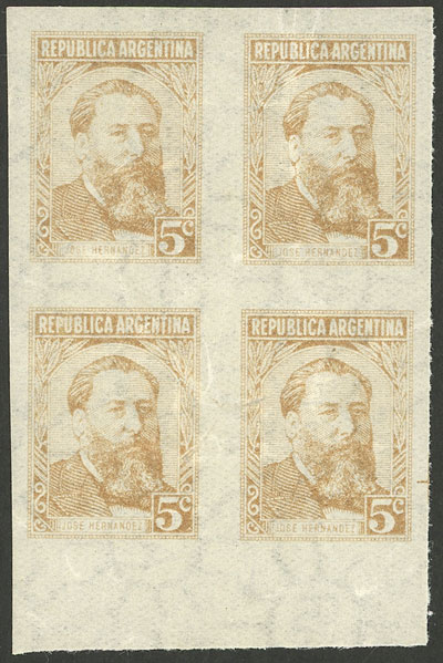 Lot 838 - Argentina general issues -  Guillermo Jalil - Philatino Auction # 2448 ARGENTINA: