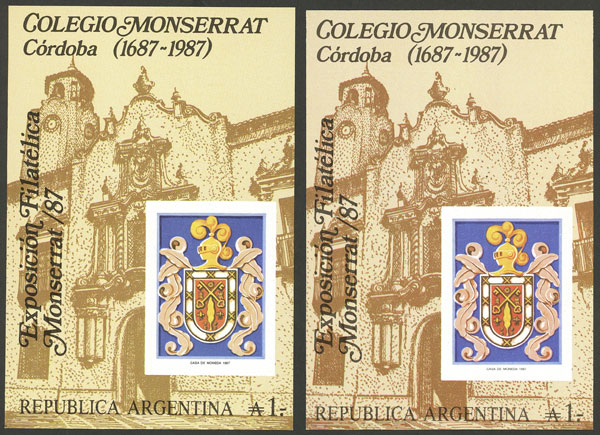 Lot 1269 - Argentina souvenir sheets - Guillermo Jalil - Philatino Auction # 2448 ARGENTINA: Lot 1269 - Argentina souvenir sheets - Guillermo Jalil - Philatino Auction # 2448 ARGENTINA: