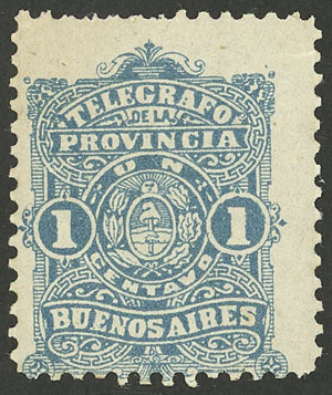 Lot 1379 - Argentina telegraph stamps -  Guillermo Jalil - Philatino Auction # 2448 ARGENTINA: