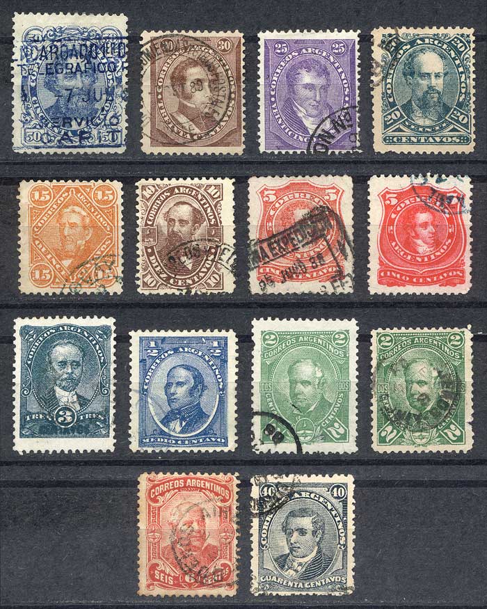 Lot 210 - Argentina general issues -  Guillermo Jalil - Philatino Auction # 2448 ARGENTINA: