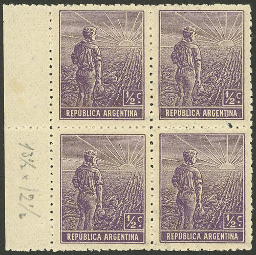 Lot 337 - Argentina general issues -  Guillermo Jalil - Philatino Auction # 2448 ARGENTINA: