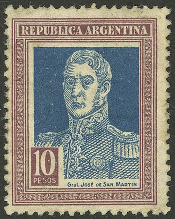 Lot 491 - Argentina general issues - Guillermo Jalil - Philatino Auction # 2448 ARGENTINA: Lot 491 - Argentina general issues - Guillermo Jalil - Philatino Auction # 2448 ARGENTINA: