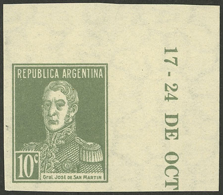 Lot 582 - Argentina general issues -  Guillermo Jalil - Philatino Auction # 2448 ARGENTINA: