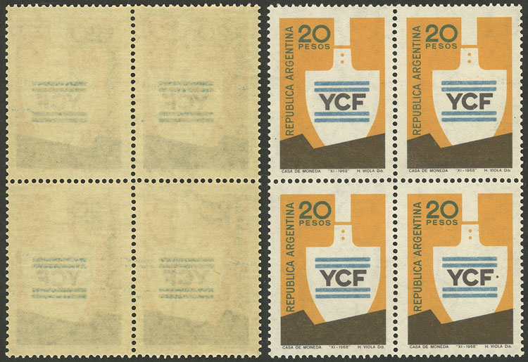 Lot 964 - Argentina general issues - Guillermo Jalil - Philatino Auction # 2448 ARGENTINA: Lot 964 - Argentina general issues - Guillermo Jalil - Philatino Auction # 2448 ARGENTINA: