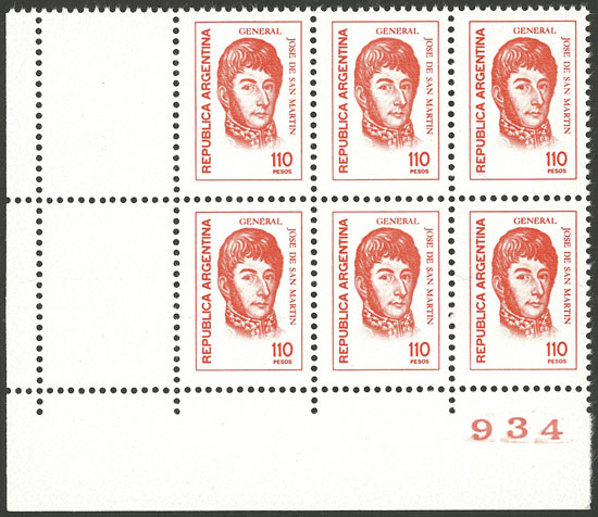 Lot 1016 - Argentina general issues - Guillermo Jalil - Philatino Auction # 2448 ARGENTINA: Lot 1016 - Argentina general issues - Guillermo Jalil - Philatino Auction # 2448 ARGENTINA: