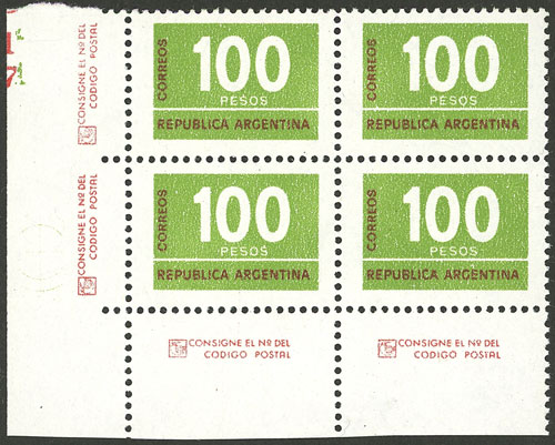 Lot 1006 - Argentina general issues - Guillermo Jalil - Philatino Auction # 2448 ARGENTINA: Lot 1006 - Argentina general issues - Guillermo Jalil - Philatino Auction # 2448 ARGENTINA: