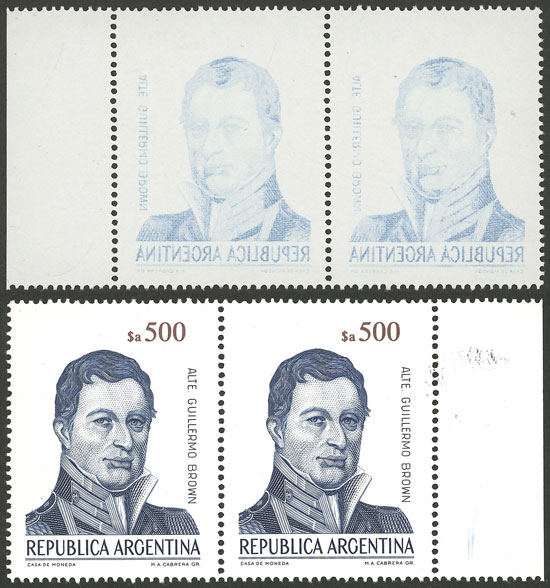 Lot 1083 - Argentina general issues -  Guillermo Jalil - Philatino Auction # 2448 ARGENTINA: