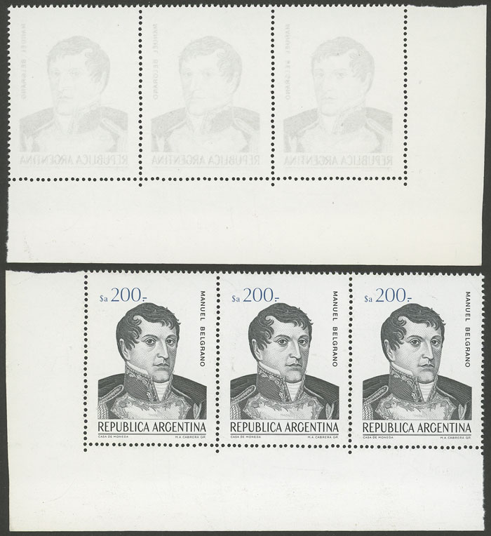 Lot 1082 - Argentina general issues -  Guillermo Jalil - Philatino Auction # 2448 ARGENTINA: