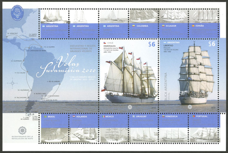 Lot 1297 - Argentina souvenir sheets - Guillermo Jalil - Philatino Auction # 2448 ARGENTINA: Lot 1297 - Argentina souvenir sheets - Guillermo Jalil - Philatino Auction # 2448 ARGENTINA: