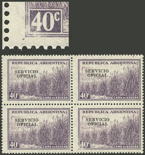Lot 1344 - Argentina official stamps - Guillermo Jalil - Philatino Auction # 2448 ARGENTINA: Lot 1344 - Argentina official stamps - Guillermo Jalil - Philatino Auction # 2448 ARGENTINA: