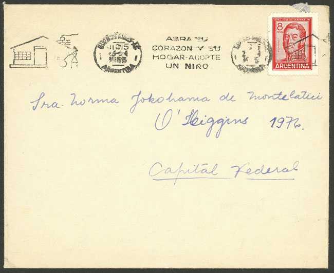 Lot 1469 - Argentina postal history - Guillermo Jalil - Philatino Auction # 2448 ARGENTINA: Lot 1469 - Argentina postal history - Guillermo Jalil - Philatino Auction # 2448 ARGENTINA: