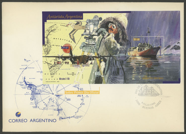 Lot 1287 - Argentina souvenir sheets - Guillermo Jalil - Philatino Auction # 2448 ARGENTINA: Lot 1287 - Argentina souvenir sheets - Guillermo Jalil - Philatino Auction # 2448 ARGENTINA: