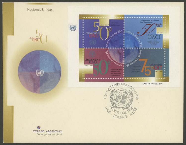 Lot 1289 - Argentina souvenir sheets - Guillermo Jalil - Philatino Auction # 2448 ARGENTINA: Lot 1289 - Argentina souvenir sheets - Guillermo Jalil - Philatino Auction # 2448 ARGENTINA: