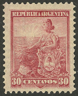 Lot 311 - Argentina general issues -  Guillermo Jalil - Philatino Auction # 2448 ARGENTINA: