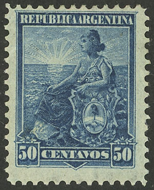 Lot 313 - Argentina general issues -  Guillermo Jalil - Philatino Auction # 2448 ARGENTINA: