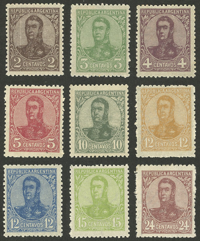 Lot 318 - Argentina general issues -  Guillermo Jalil - Philatino Auction # 2448 ARGENTINA: