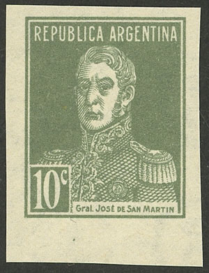 Lot 584 - Argentina general issues -  Guillermo Jalil - Philatino Auction # 2448 ARGENTINA: