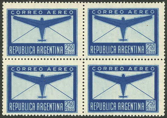Lot 697 - Argentina general issues -  Guillermo Jalil - Philatino Auction # 2448 ARGENTINA: