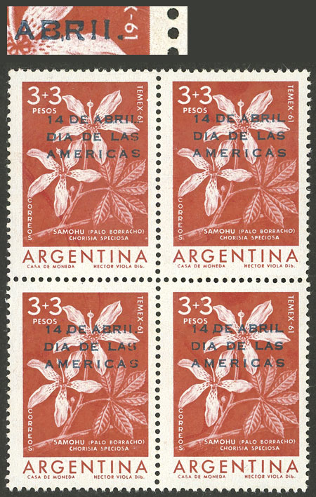 Lot 917 - Argentina general issues -  Guillermo Jalil - Philatino Auction # 2448 ARGENTINA:
