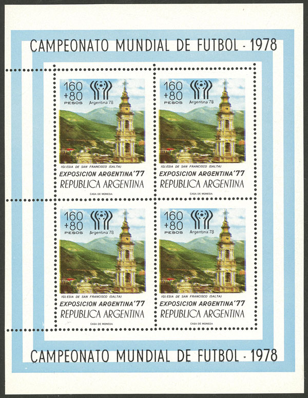 Lot 1252 - Argentina souvenir sheets - Guillermo Jalil - Philatino Auction # 2448 ARGENTINA: Lot 1252 - Argentina souvenir sheets - Guillermo Jalil - Philatino Auction # 2448 ARGENTINA: