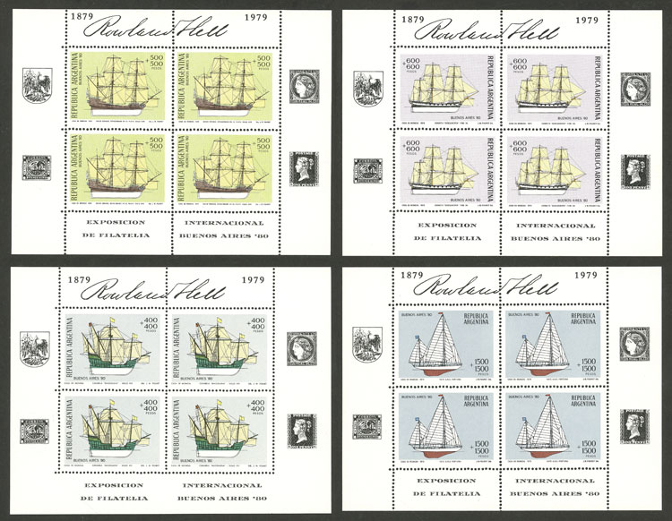 Lot 1254 - Argentina souvenir sheets - Guillermo Jalil - Philatino Auction # 2448 ARGENTINA: Lot 1254 - Argentina souvenir sheets - Guillermo Jalil - Philatino Auction # 2448 ARGENTINA: