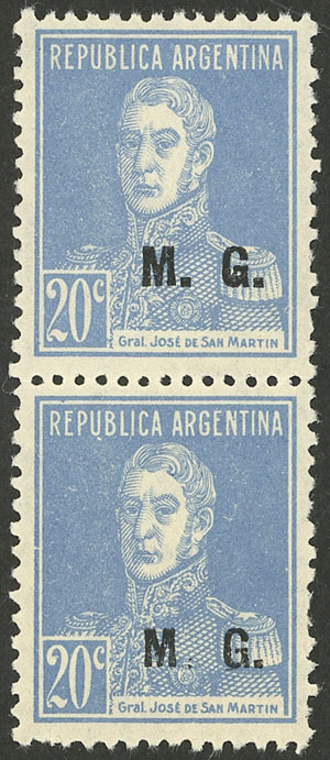Lot 1316 - Argentina official stamps - Guillermo Jalil - Philatino Auction # 2448 ARGENTINA: Lot 1316 - Argentina official stamps - Guillermo Jalil - Philatino Auction # 2448 ARGENTINA: