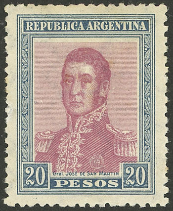 Lot 400 - Argentina general issues - Guillermo Jalil - Philatino Auction # 2448 ARGENTINA: Lot 400 - Argentina general issues - Guillermo Jalil - Philatino Auction # 2448 ARGENTINA: