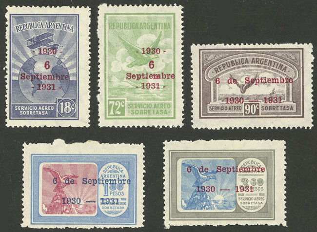 Lot 568 - Argentina general issues -  Guillermo Jalil - Philatino Auction # 2448 ARGENTINA: