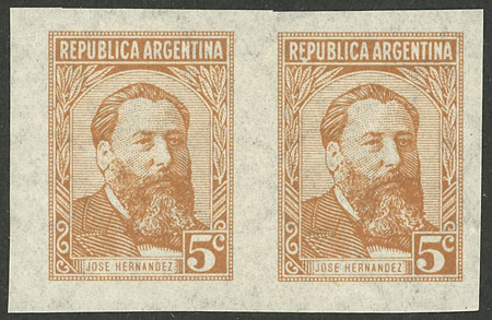 Lot 837 - Argentina general issues -  Guillermo Jalil - Philatino Auction # 2448 ARGENTINA: