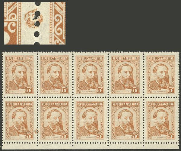 Lot 835 - Argentina general issues -  Guillermo Jalil - Philatino Auction # 2448 ARGENTINA: