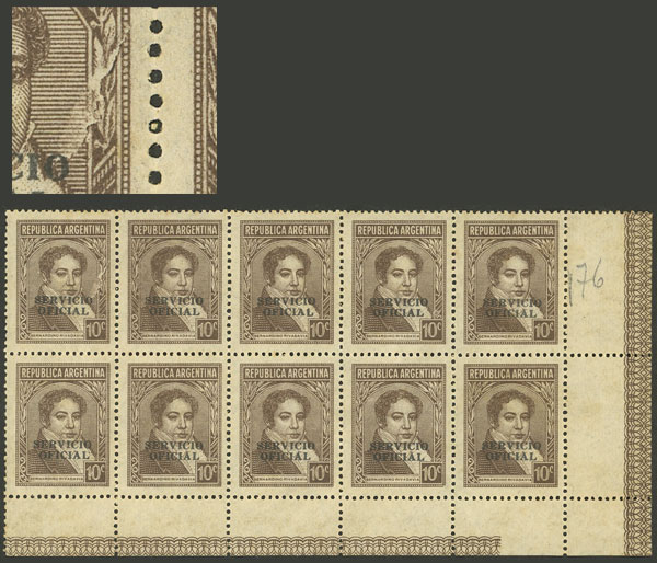 Lot 1348 - Argentina official stamps - Guillermo Jalil - Philatino Auction # 2448 ARGENTINA: Lot 1348 - Argentina official stamps - Guillermo Jalil - Philatino Auction # 2448 ARGENTINA: