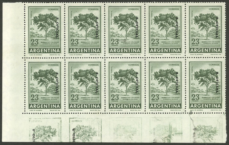 Lot 1365 - Argentina official stamps - Guillermo Jalil - Philatino Auction # 2448 ARGENTINA: Lot 1365 - Argentina official stamps - Guillermo Jalil - Philatino Auction # 2448 ARGENTINA: