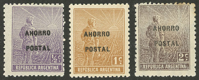 Lot 1389 - Argentina ahorro postal -  Guillermo Jalil - Philatino Auction # 2448 ARGENTINA: