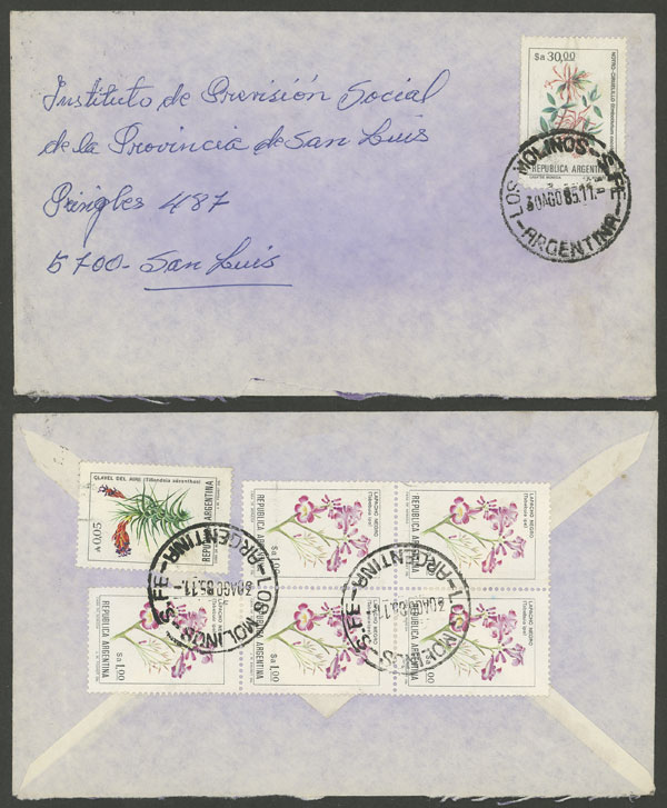 Lot 1494 - Argentina postal history - Guillermo Jalil - Philatino Auction # 2448 ARGENTINA: Lot 1494 - Argentina postal history - Guillermo Jalil - Philatino Auction # 2448 ARGENTINA: