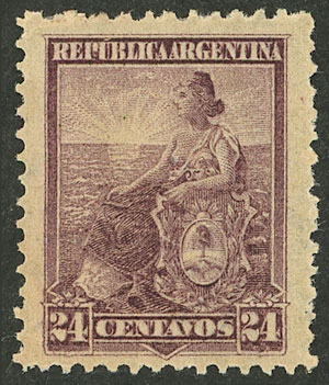 Lot 310 - Argentina general issues -  Guillermo Jalil - Philatino Auction # 2448 ARGENTINA: